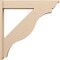 Ekena Millwork 7 1/2-in W x 42-in D x 42-in H Funston Trad Rough Cedar Woodgrain TimberThane Outlooker, Primed Tan OUTUR075X42X42FST04RCPR - alternate 6
